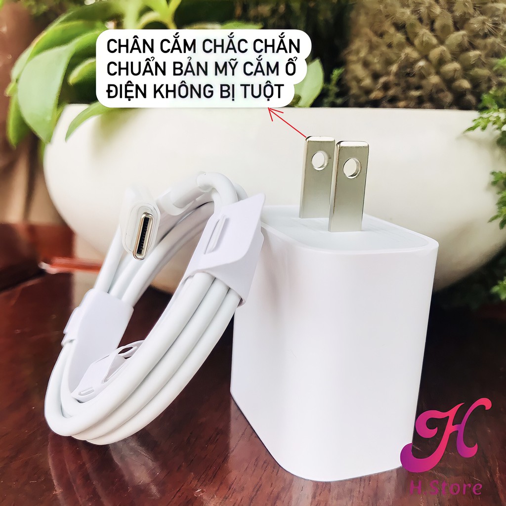 Bộ sạc nhanh iphone ipad pd 20w, cáp USB Type C to Lightning cho IPhone 12/ 12 Pro Max/ IPhone 11/ 11 Pro Max/ X/ XS Max