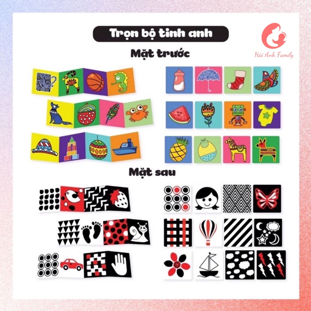 Bộ Thẻ Kích Thích Thị Giác Giúp Trẻ Thông Minh Và Phát Triển Não Bộ