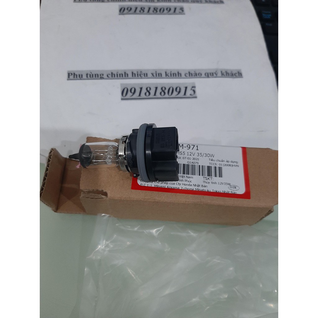 Bóng đèn pha HS5 (12v 35/30W) lead 110 pcx đời đầu abl 110 đời đầu to honda