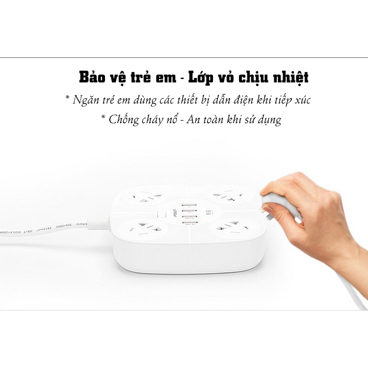 Ổ cắm điện Pisen KY-44  - Hàng chính hãng