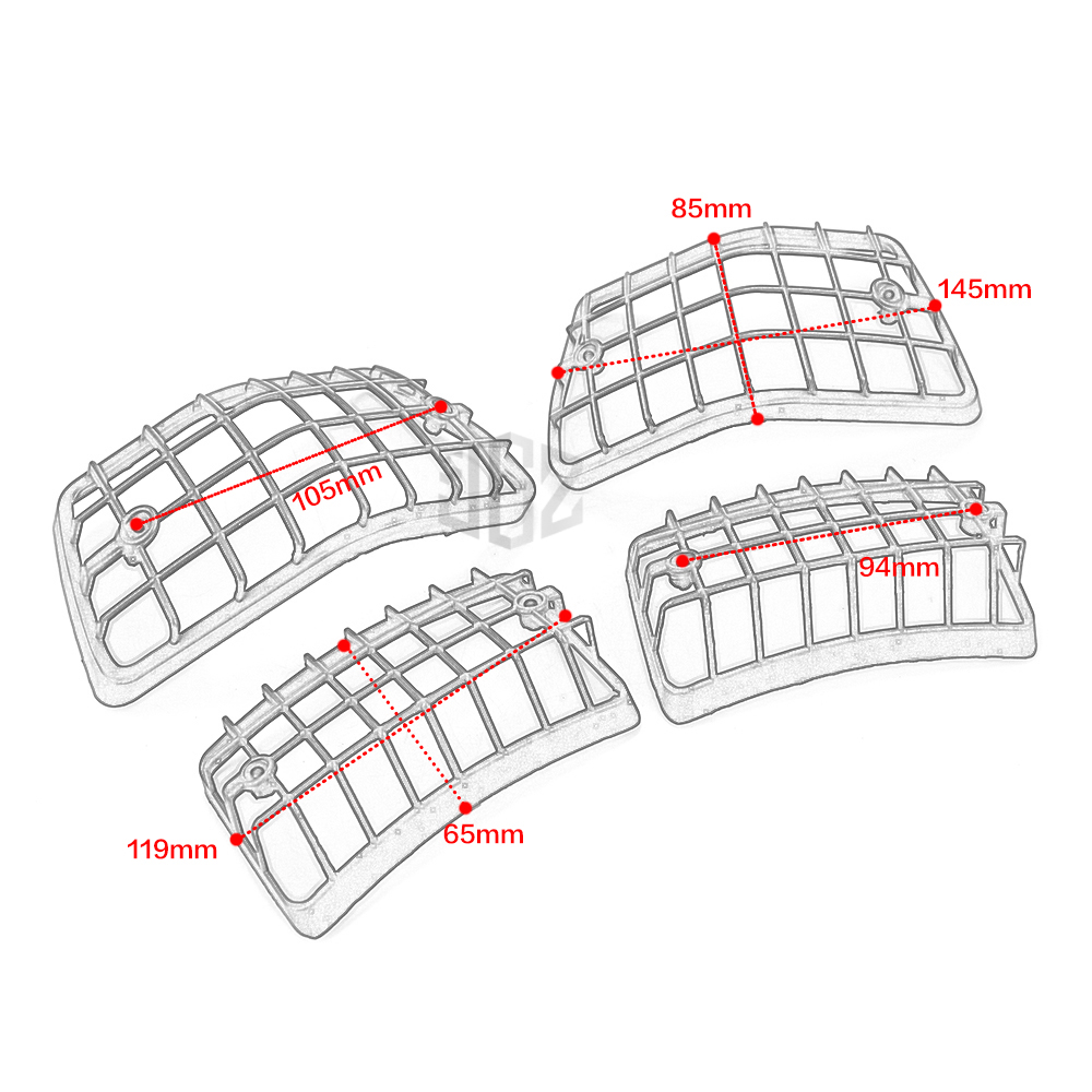 Lưới bảo vệ đèn pha xi nhan trước sau cho xe máy VESPA LML T5 PX 80 125 150 200CC