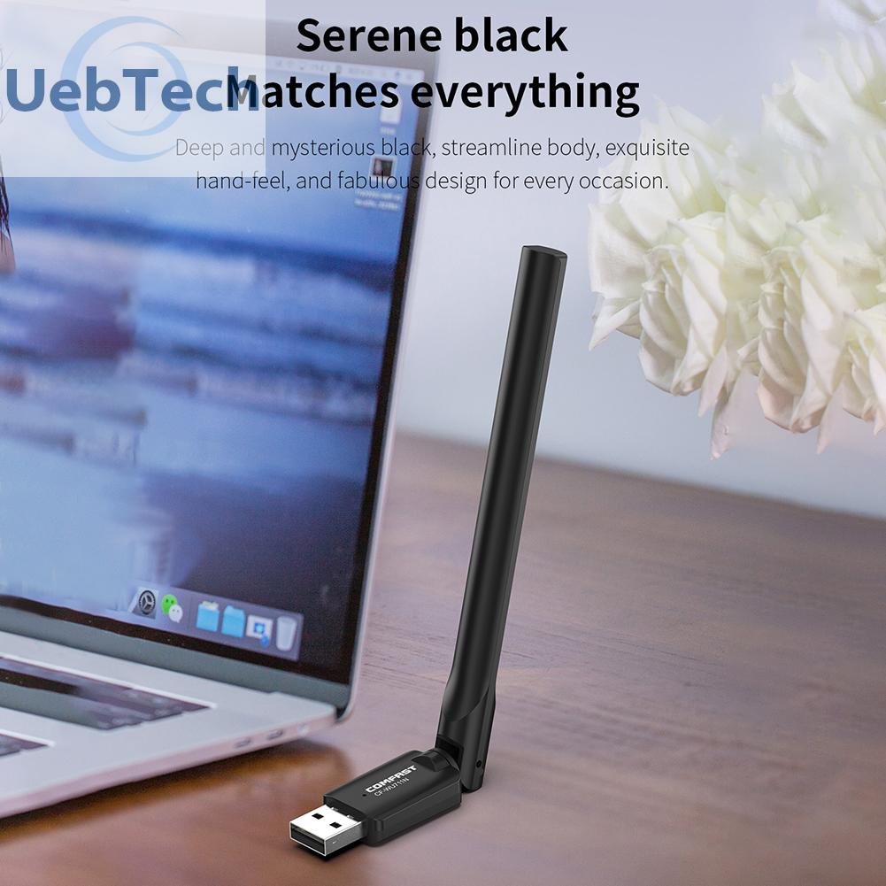 Uebtech COMFAST CF-WU711N Wireless Adapter 150Mbps 2.4GHz USB WiFi Receiver Dongle