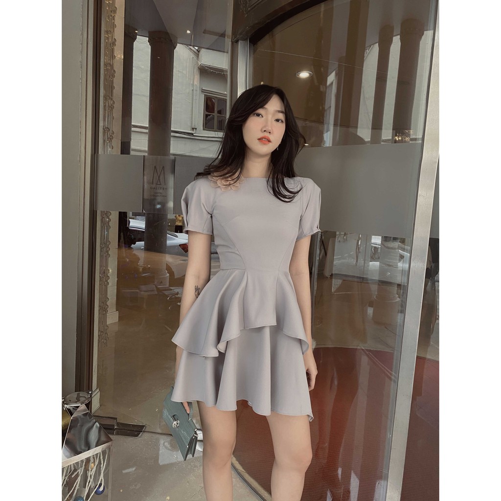 VÁY GHi [FREESHIP] thiết kế Flane hàng thời trang cao cấp