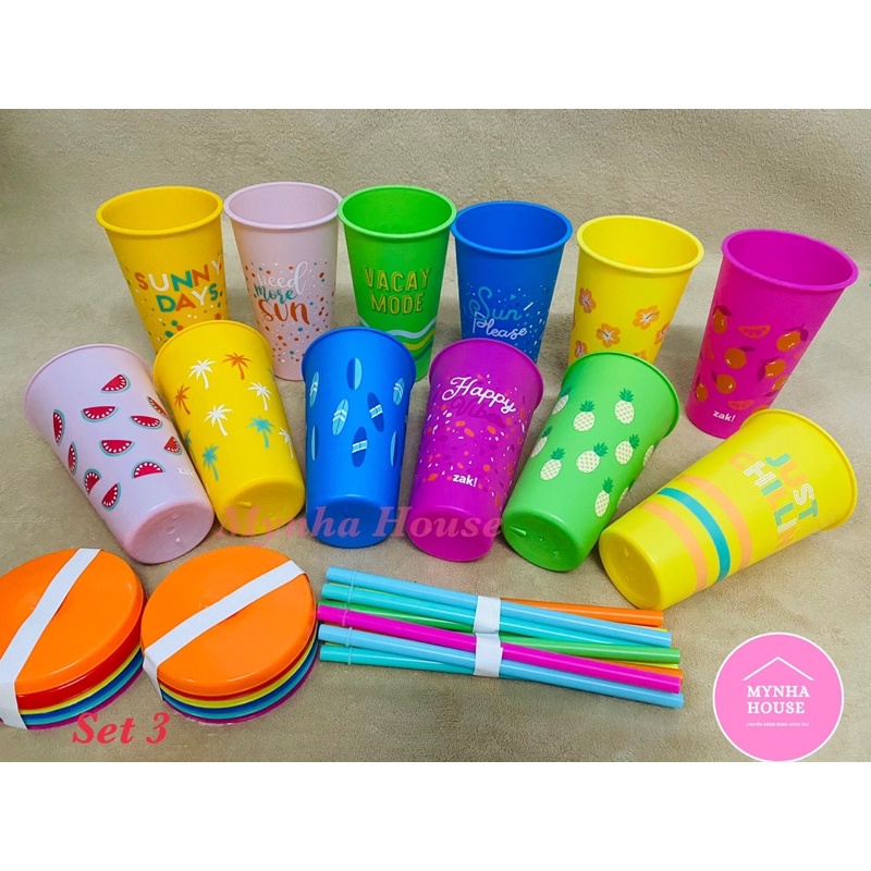 Set ly Zak Tumble 12ly đổi màu Mỹ