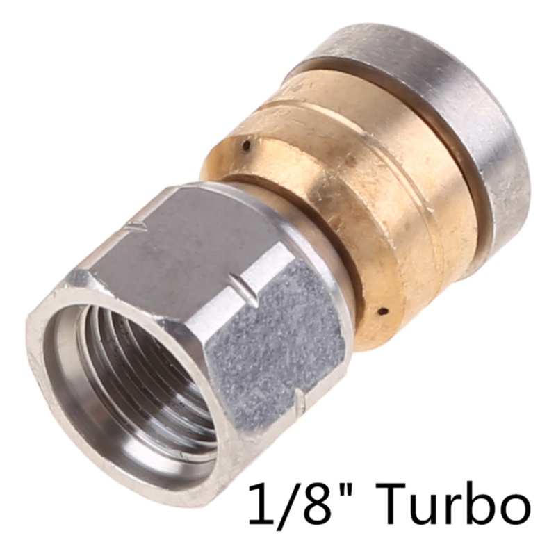Đầu Vòi Xịt Nước Áp Suất Cao Bằng Thép Không Gỉ 1 8 1 4 3 8