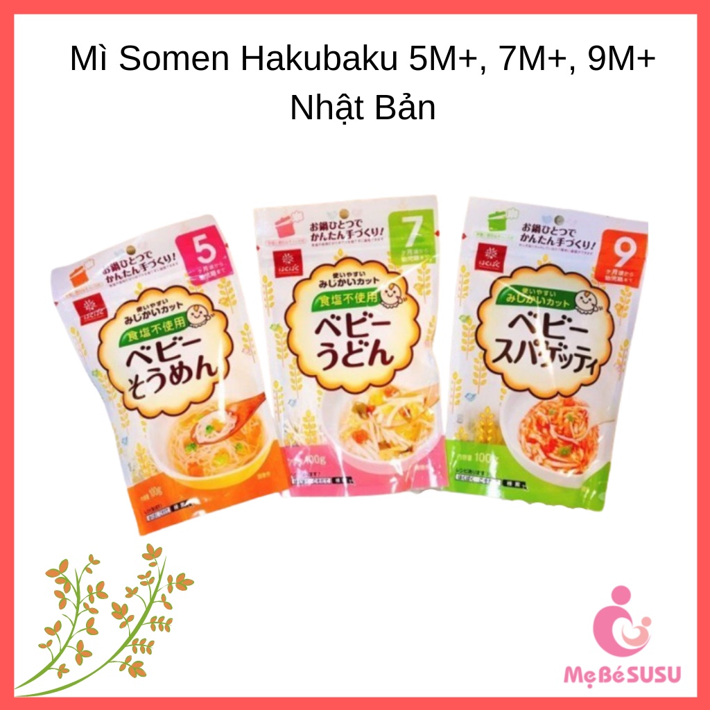 Mì Somen Hakubaku 5M+, 7M+, 9M+ Nhật Bản DATE T2 2023-T9 thumbnail