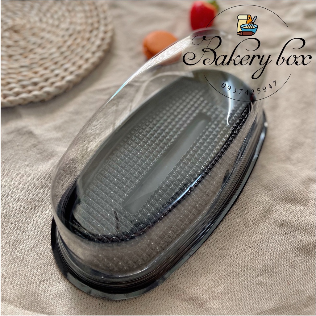 Hộp Oval Đựng Rau Câu, Bánh Mì Hoa Cúc, Bánh Bò Thốt Nốt