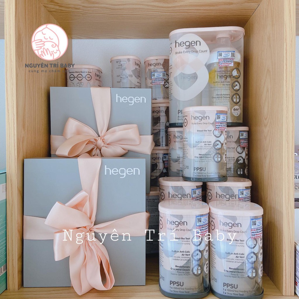 Bình sữa Hegen PPSU cao cấp dành cho bé từ sơ sinh 150ml-240ml-330ml