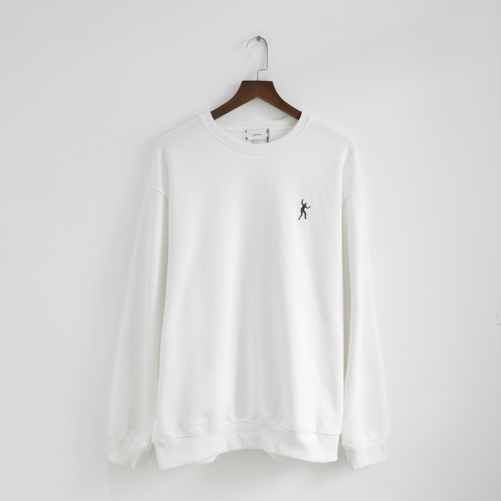 Áo Sweater Nỉ Tate Logo Nhỏ 100% Cottons Form Rộng Nhiều Màu | BigBuy360 - bigbuy360.vn