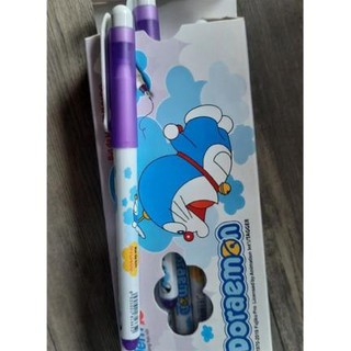 Bút lông kim Doraemon FL-04/DO (Màu tím/Xanh)