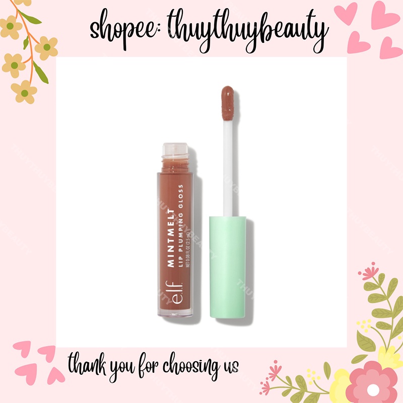 Son bóng Mintmelt độ bóng cao giúp dưỡng ẩm môi căng mông đầy đặn mùi vani bạc hà cực thơm dễ chịu