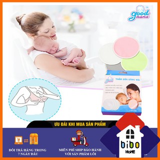 Set 8 Miếng Lót Thấm Sữa Vải Giặt Được Good Mama