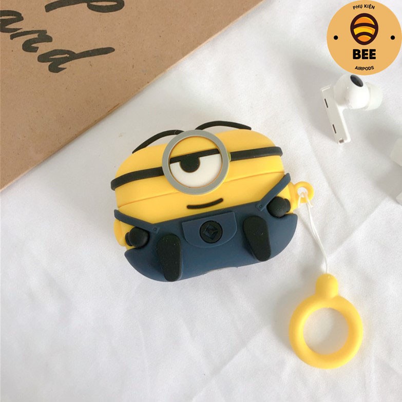 Case Airpod Vỏ Bao Airpods 1/2/Pro Hoạt Hình Minion Bằng Silicon Dẻo Vỏ Bao Ốp Đựng Airpod - BEE SHOP