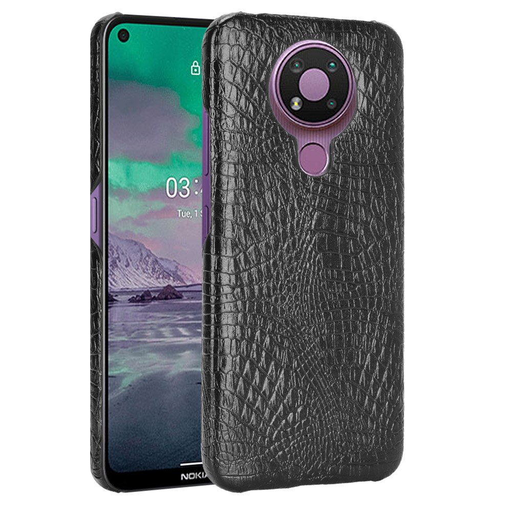 Ốp Lưng Da Pu Giả Da Cá Sấu Cho Nokia 3.4
