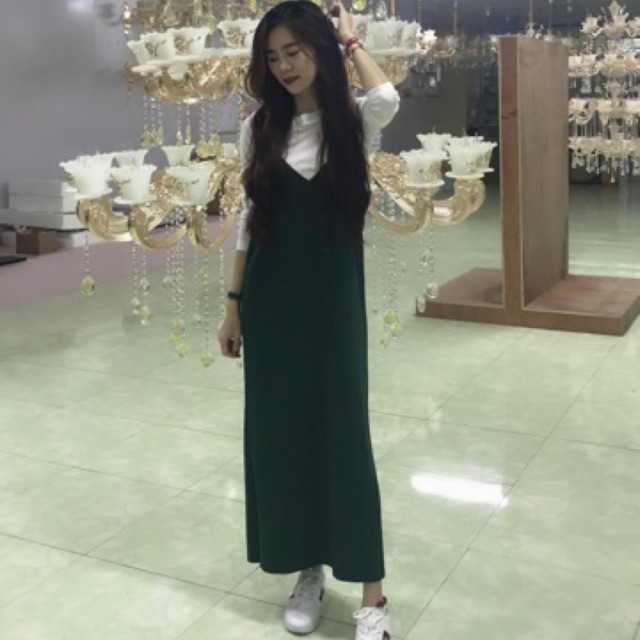 [Hàng Quảng Châu] Váy Chữ A - Cổ V Kiểu Hồng Kông 2019