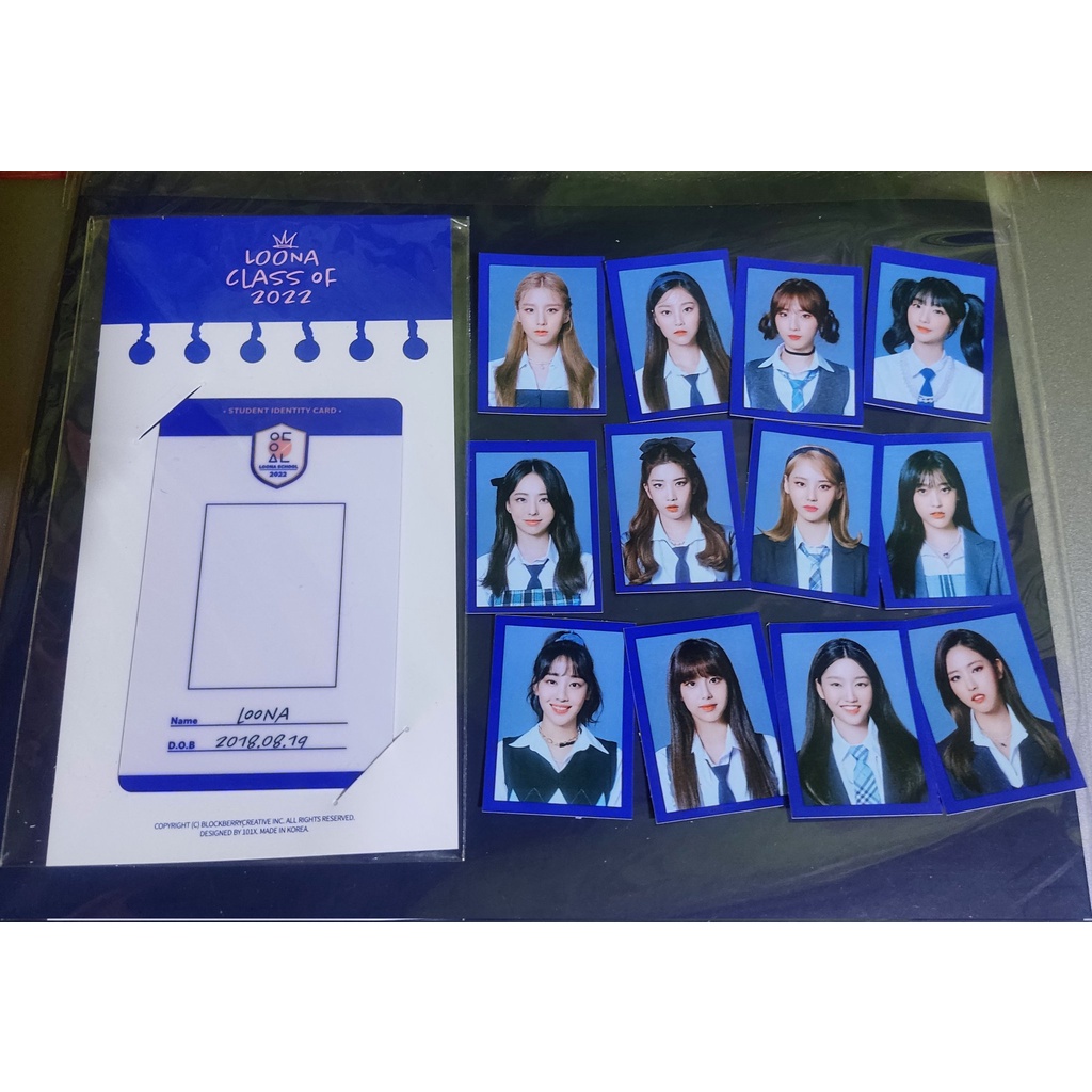 Ảnh photocard official Loona season greetings 2022 album card Flip that So What Heejin Chuu Yves Hyunjin yyxy Yeojin