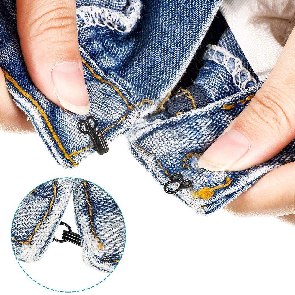 Set 10 Móc Cài Áo Khoác Tàng Hình Bằng Hợp Kim Đơn Giản DIY