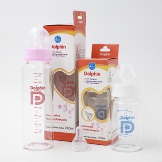 Bình sữa thuỷ tinh dolphin 120ml