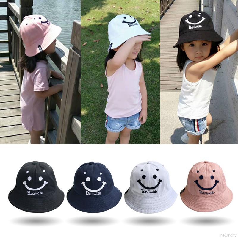 Nón tai bèo họa tiết mặt cười dễ thương phong cách Hàn Quốc cho bé