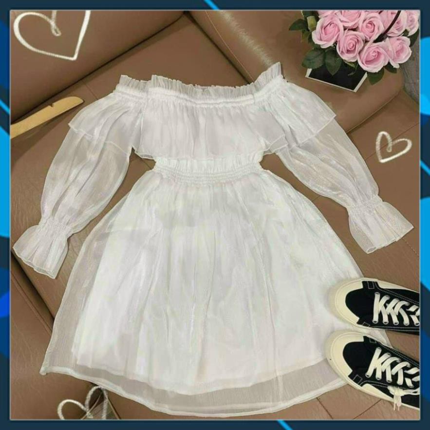 Đầm xòe nữ cá tính, đầm thời trang, kiểu dáng đẹp, đường may kỹ, hàng chuẩn đẹp bán shop, phom dưới 54kg . | BigBuy360 - bigbuy360.vn