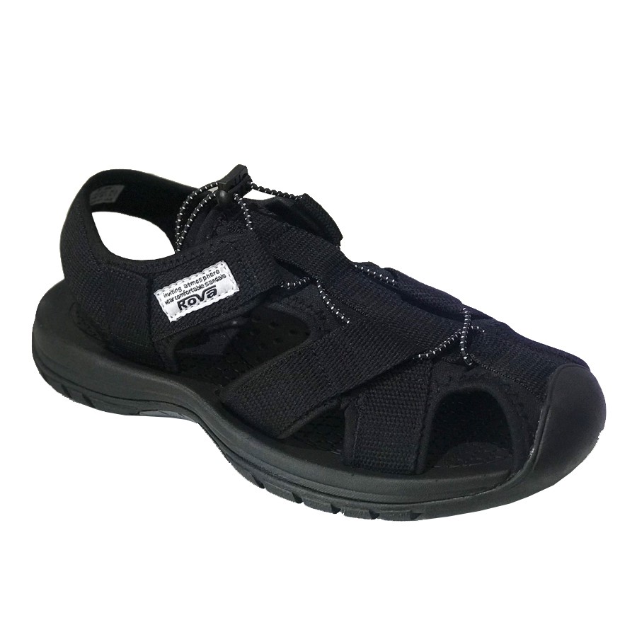 Giày sandal nam bít mũi quai dù có quai hậu cố định thích hợp mang dã ngoại đi phượt du lịch hiệu Rova RV626B