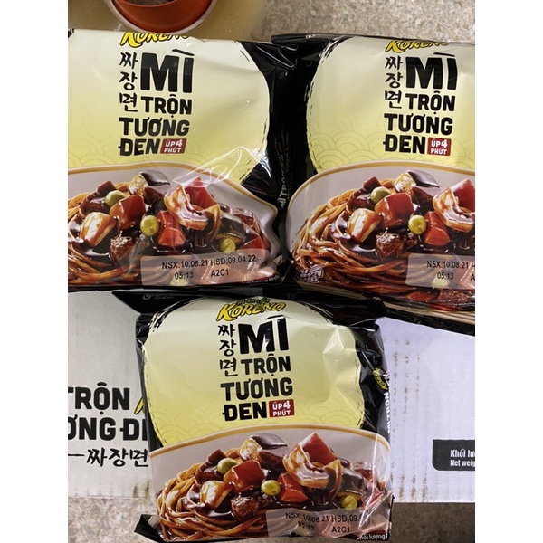 10 gói mỳ trộn tương đen Hàn Quốc 78g/gói