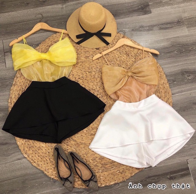 SET ÁO NƠ NGỰC + QUẦN VÁY #155k