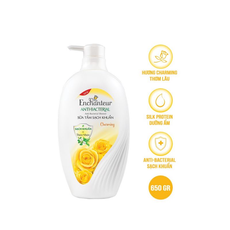 Sữa tắm nước hoa dưỡng da Enchanteur 650g