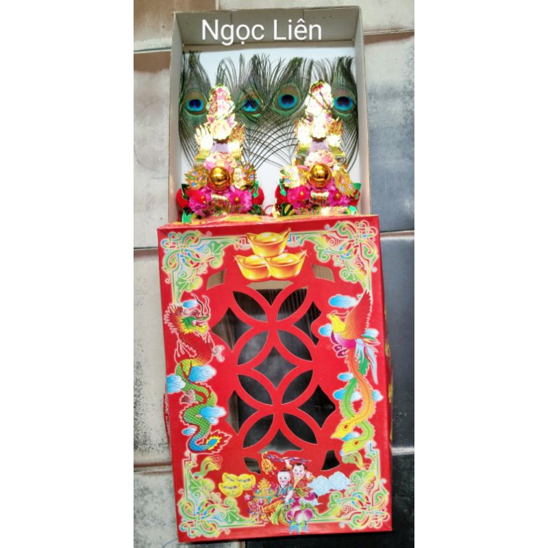 Giấy cúng _Lông công _kim khuê trang trí bàn thờ