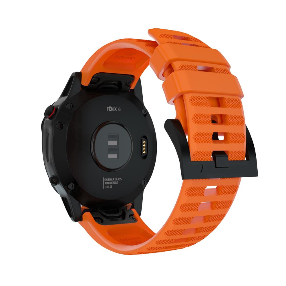 22mm Silicone Watchband Strap for Garmin Fenix 6 /6Pro/5/Forerunner 935 945