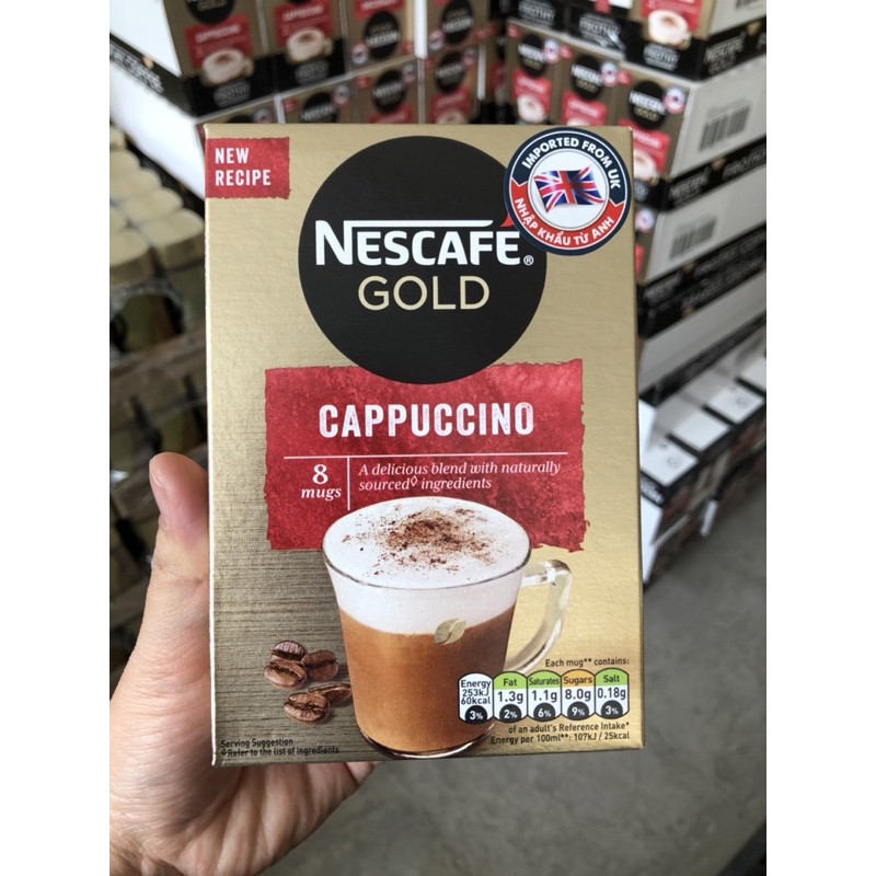 Nescafe gold capuchino thùng 6 hộpx 48 gói