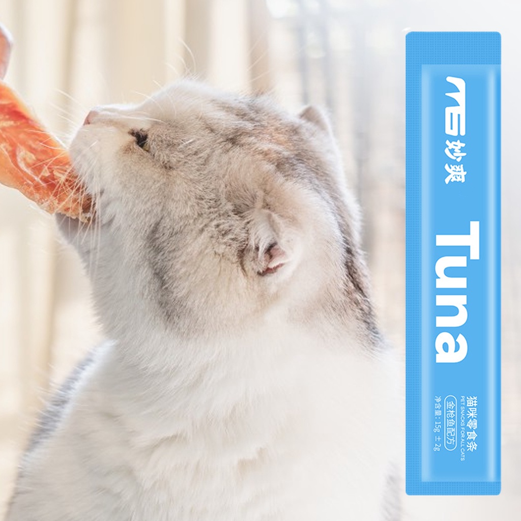 5 Dải Cho Mèo Ăn Vặt Gà Rán / Cá Hồi / Cá Hồi