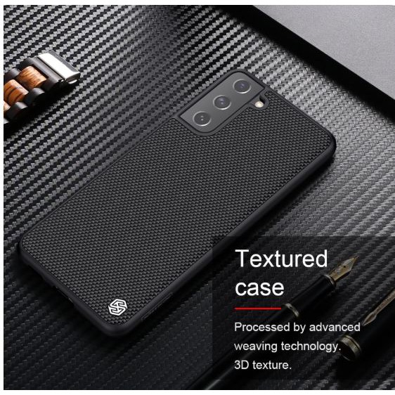 Ốp lưng Nillkin vải Textured cho Samsung Galaxy S21 Plus/ S21+ S21 Ultra Chống sốc, vân tay chính hãng