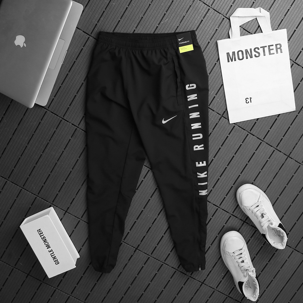 Quần Dài Nam Nike Thể Thao Essential Run Division Woven Training Pants - Đen