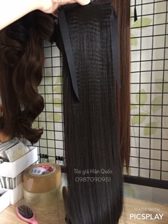 Tóc cột thẳng suôn dài 60cm