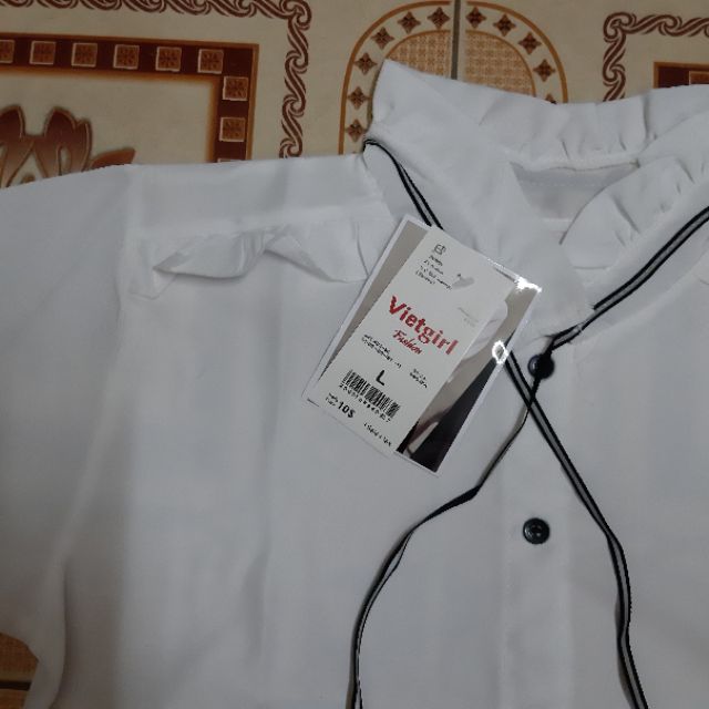 Áo sơ mi nữ 💖FREESHIP💖 Áo sơ mi nữ kiểu dài tay, cổ áo bèo thắt dây nơ, viền cổ tay siêu xinh | BigBuy360 - bigbuy360.vn