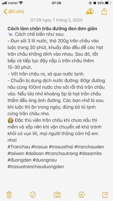 Set trà sữa chân châu đường đen