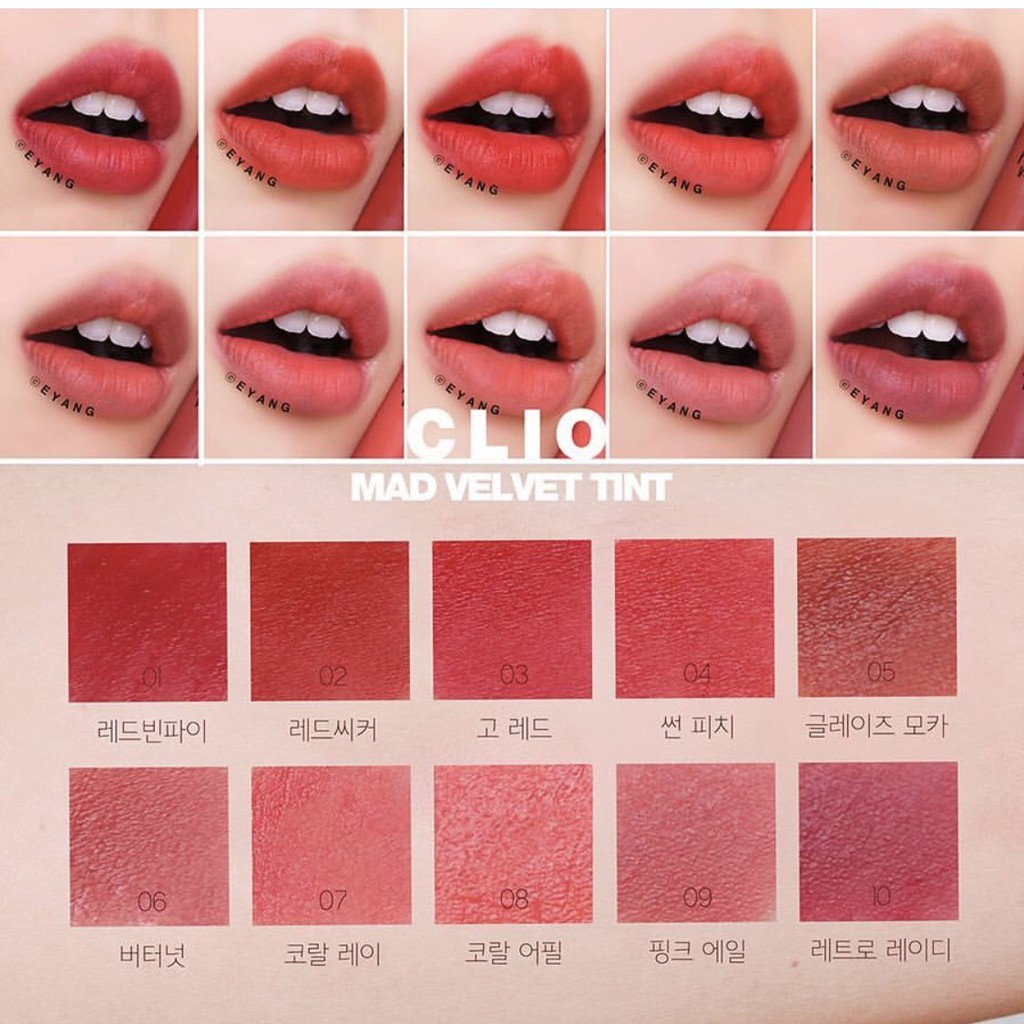 Son Kem Lì Clio Mad Velvet Tint 3.6G | BigBuy360 - bigbuy360.vn