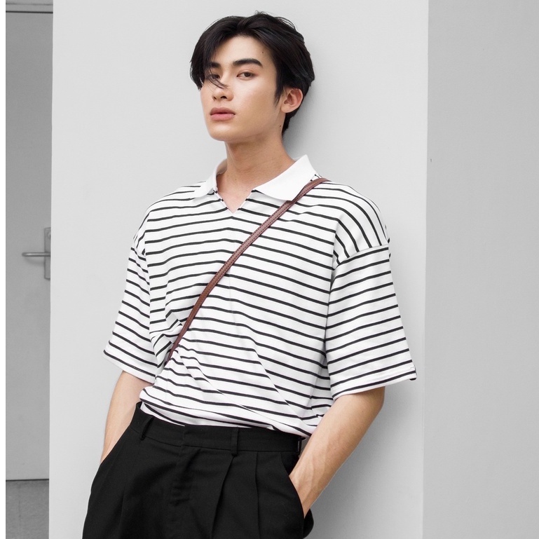 ÁO POLO JACK LANE STRIPPED KẺ NGANG, ÁO THUN CỘC TAY CÓ CỔ SỌC NGANG JACK LANE, LOCAL BRAND JACK LANE