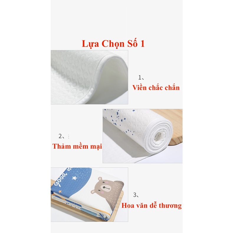 Tấm lót chống thấm cho bé 4 lớp, thoáng khí, có thể giặt được 50x70, 80x100cm 🍃🍃🍃
