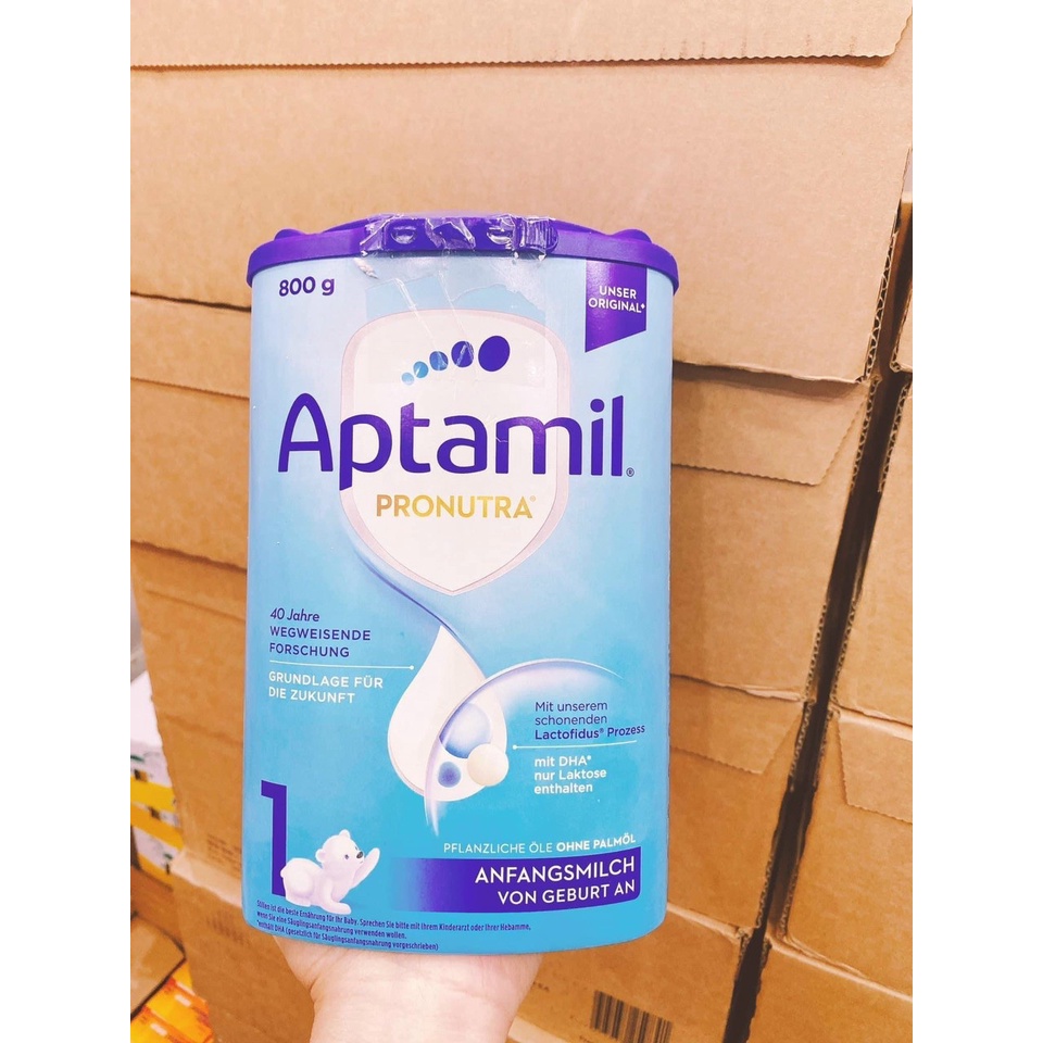 Sữa Aptamil pronutra Đức (aptamil xanh Đức) 800g số 1-2-3
