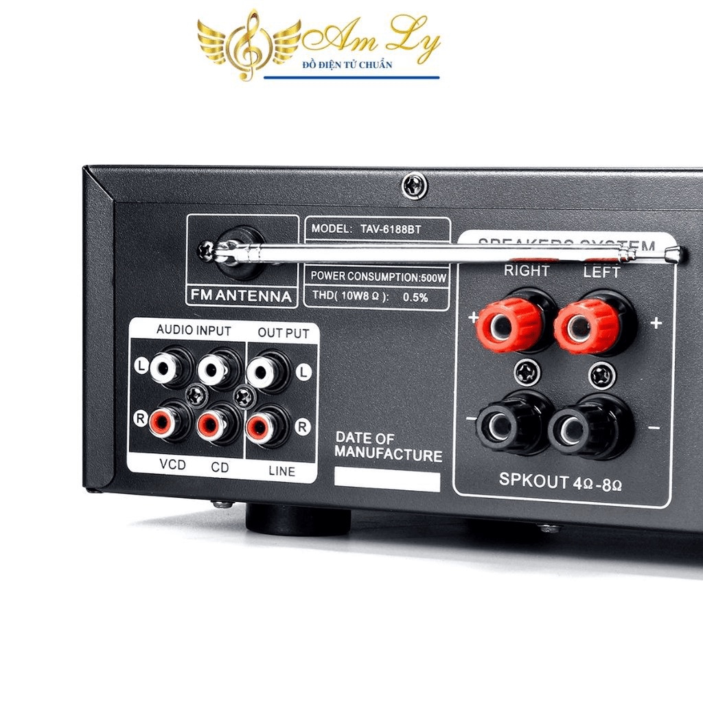 Amply karaoke Bluetooth SUNBUCK 6188BT đánh siêu đỉnh , công suất cực đại, âm thanh siêu đỉnh. Giá rẻ nhất