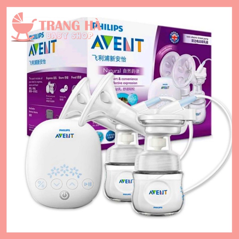 ⚡𝑺𝑯𝑶𝑷𝑬𝑬 𝑻𝑹𝑶̛̣ 𝑮𝑰𝑨́⚡ Máy hút sữa điện đôi  Philips Avent hoa tuyết bảo hành 2 năm