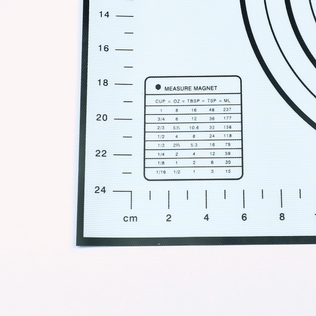 Tấm lót nhào bột, cán bột silicon chống trượt, chống dính - Phượng Cookie