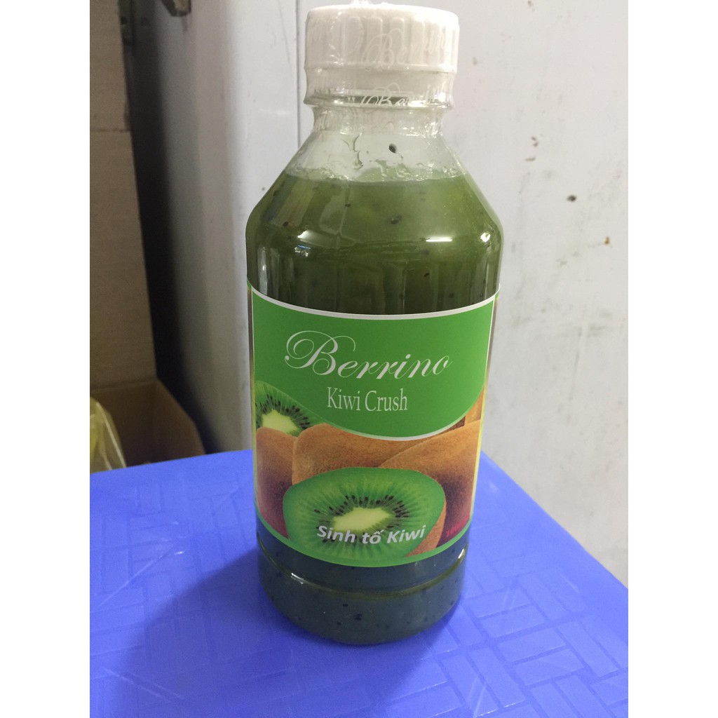 Sinh Tố Berrino Kiwi chai 1 lít