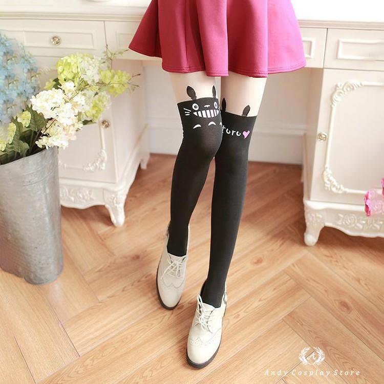 Quần tất giả đùi hình cute