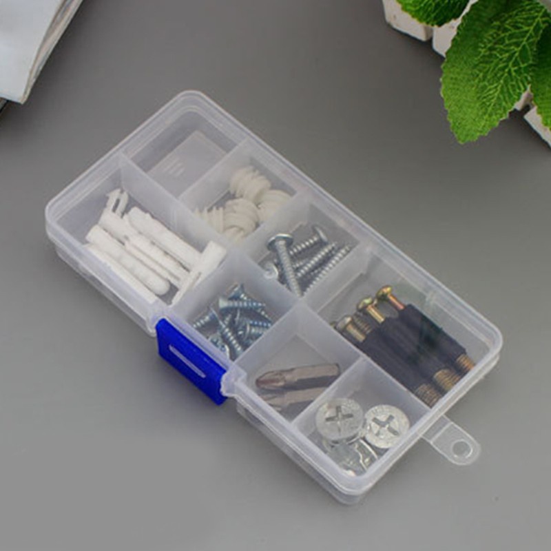 Hộp Nhựa Đựng Trang Sức Đa Năng 10 Ngăn Tiện Dụng