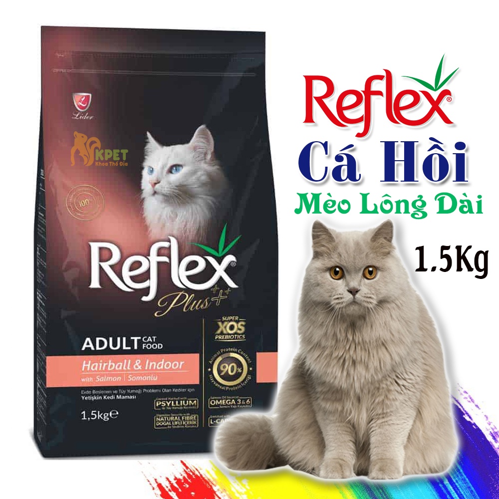 Hạt mèo Reflex Plus 1.5kg - Thức ăn mèo cao cấp nhập Thổ Nhỉ Kì