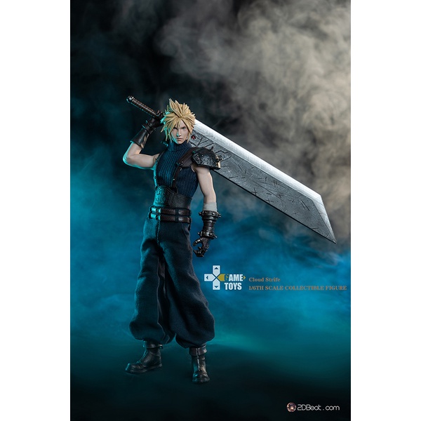 Mô hình 1:6 GAMETOYS Cloud Strife kèm xe Fenrir / Final Fantasy VII Remake