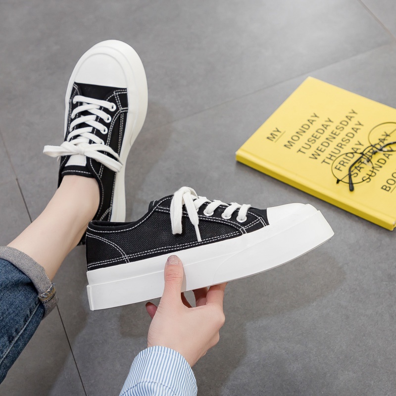 Giày thể thao lưới DD&OO  đế dày 5cm, đi hè siêu êm siêu thoáng